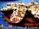Receita Berinjela recheada com carne moída, queijo minas e calabresa