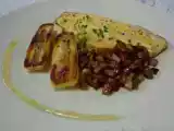 Receita Trutas e banana figo grelhadas ao mel