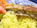 Receita Tarte de requeijão, queijo flamengo, fiambre e cogumelos