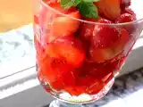 Receita Morangos com limão e hortelã