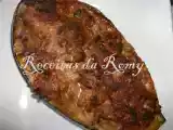 Receita Beringela recheada com carne