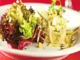 Receita Saladinha de endívia e pêra com roquefort e nozes