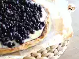 Receita Tarte de mirtilos e creme pasteleiro