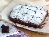 Receita Brownie vegano, sem ovos, nem leite