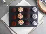Receita Trufas de chocolate (decoradas)