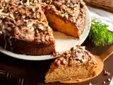 Receita Bolo cinnamon roll de batata doce