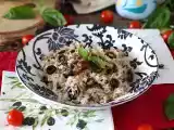 Receita Salada de arroz mediterrânea com atum, azeite, tomate seco e limão
