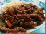 Receita Carne chinesa a minha moda
