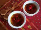 Receita Crème brûlèe de chocolate branco e geléia de framboesa