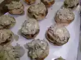 Receita Cogumelos de paris recheados com gorgonzola e nozes