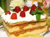 Receita Tarte semi-folhada com morangos