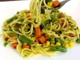 Receita Esparguete vegetariano
