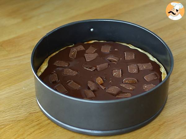 Tarte/Torta de chocolate Daims Ikea - Preparação Passo 5