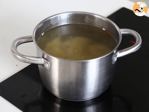 Conchiglione recheado de espinafre e ricotta - Preparação Passo 3