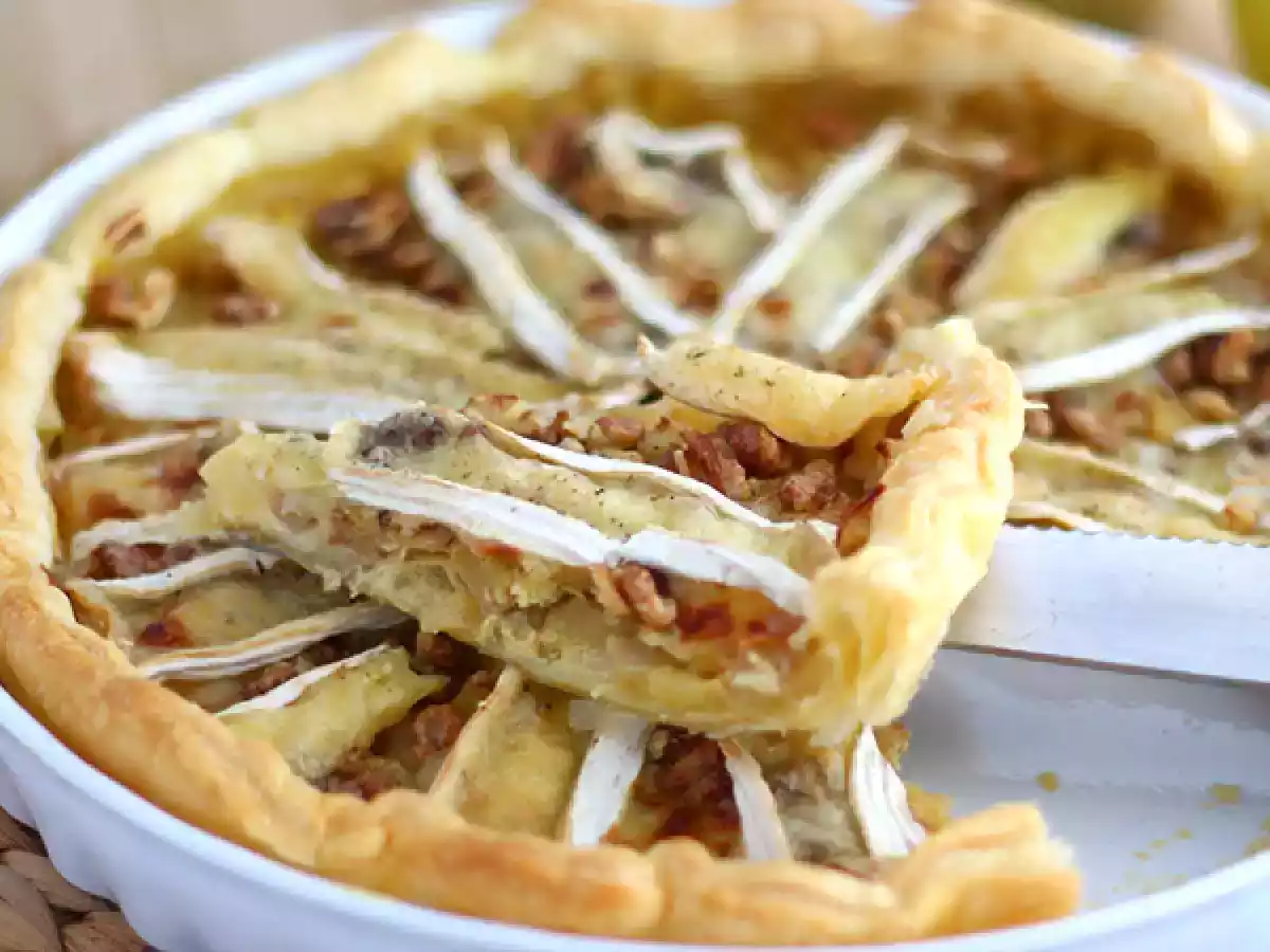 Tarte de queijo camembert e maçã - foto 3